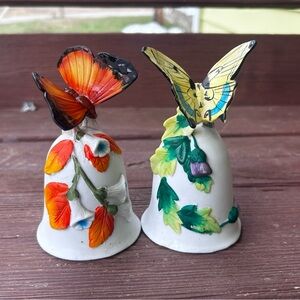 Colorful Butterfly Ceramic Bells